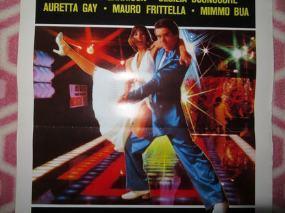 BRILLANTINA ROCK ITALIAN LOCANDINA (27.5"x13") POSTER MONTY RAY GARRISON 1979 Movie posters