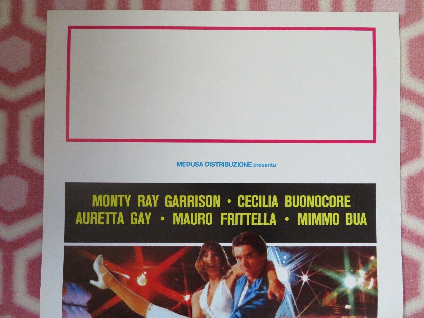 BRILLANTINA ROCK ITALIAN LOCANDINA (27.5"x13") POSTER MONTY RAY GARRISON 1979 Movie posters