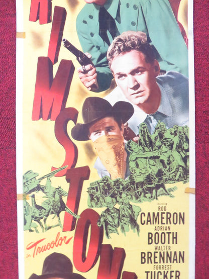 BRIMSTONE US INSERT (14"x 36") POSTER ROD CAMERON ADRIAN BOOTH 1949 Rendezvous Cinema Movie posters