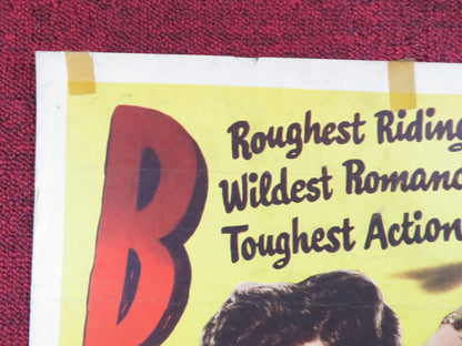 BRIMSTONE US INSERT (14"x 36") POSTER ROD CAMERON ADRIAN BOOTH 1949 Rendezvous Cinema Movie posters