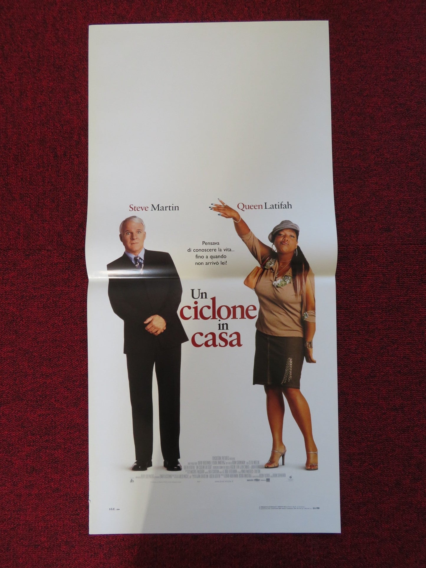 BRINGING DOWN THE HOUSE ITALIAN LOCANDINA POSTER STEVE MARTIN QUEEN LATIFAH 2003 Rendezvous Cinema Movie posters