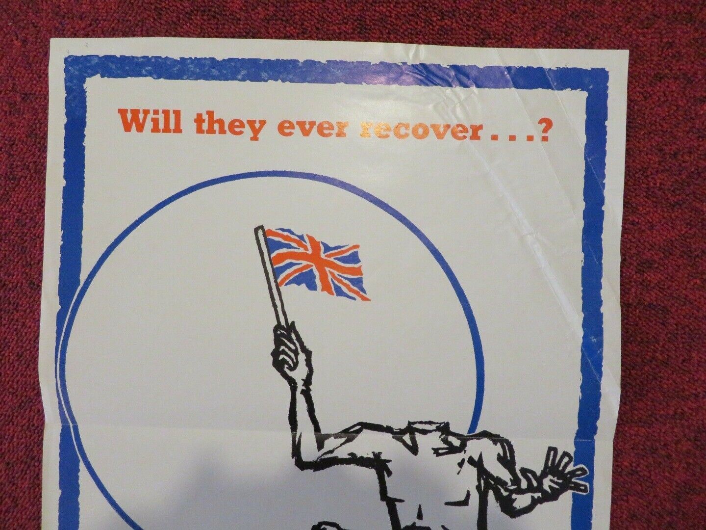 BRITANNINA HOSPITAL FOLDED AUSTRALIAN DAYBILL POSTER LEONARD ROSSITER 1982 - Rendezvous Cinema