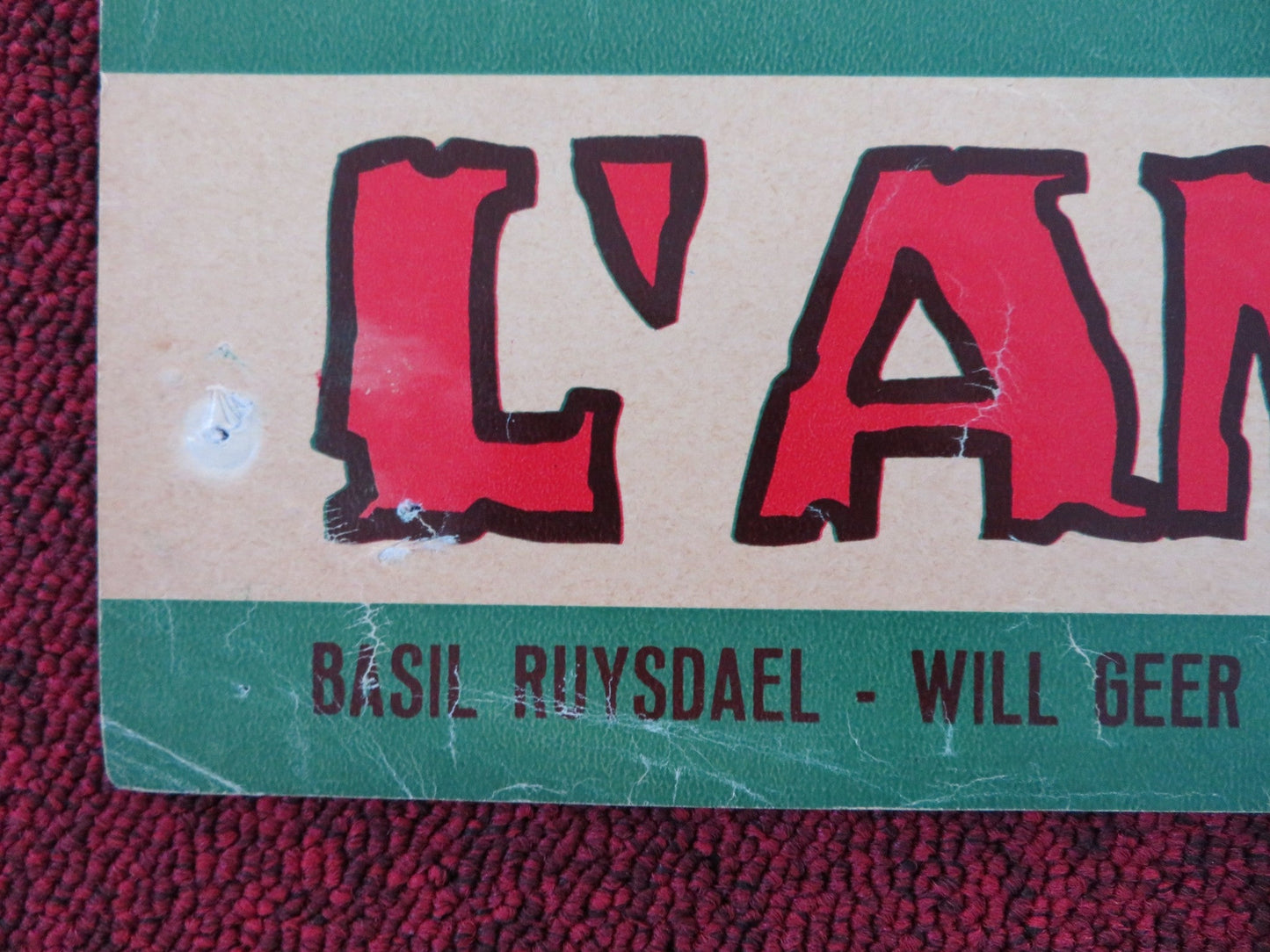 BROKEN ARROW - A ITALIAN FOTOBUSTA POSTER JAMES STEWART DEBRA PAGET 1964 Rendezvous Cinema Movie posters