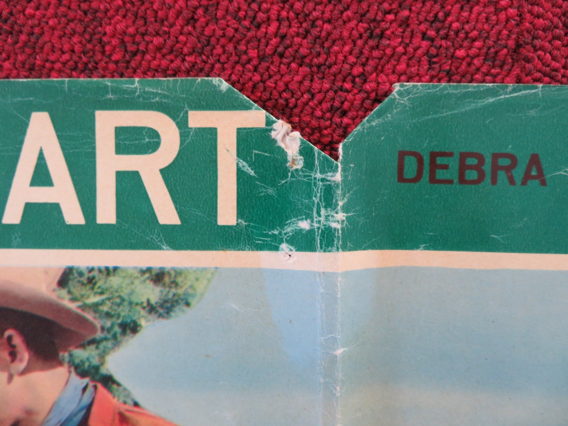 BROKEN ARROW - B ITALIAN FOTOBUSTA POSTER JAMES STEWART DEBRA PAGET 1964 Rendezvous Cinema Movie posters