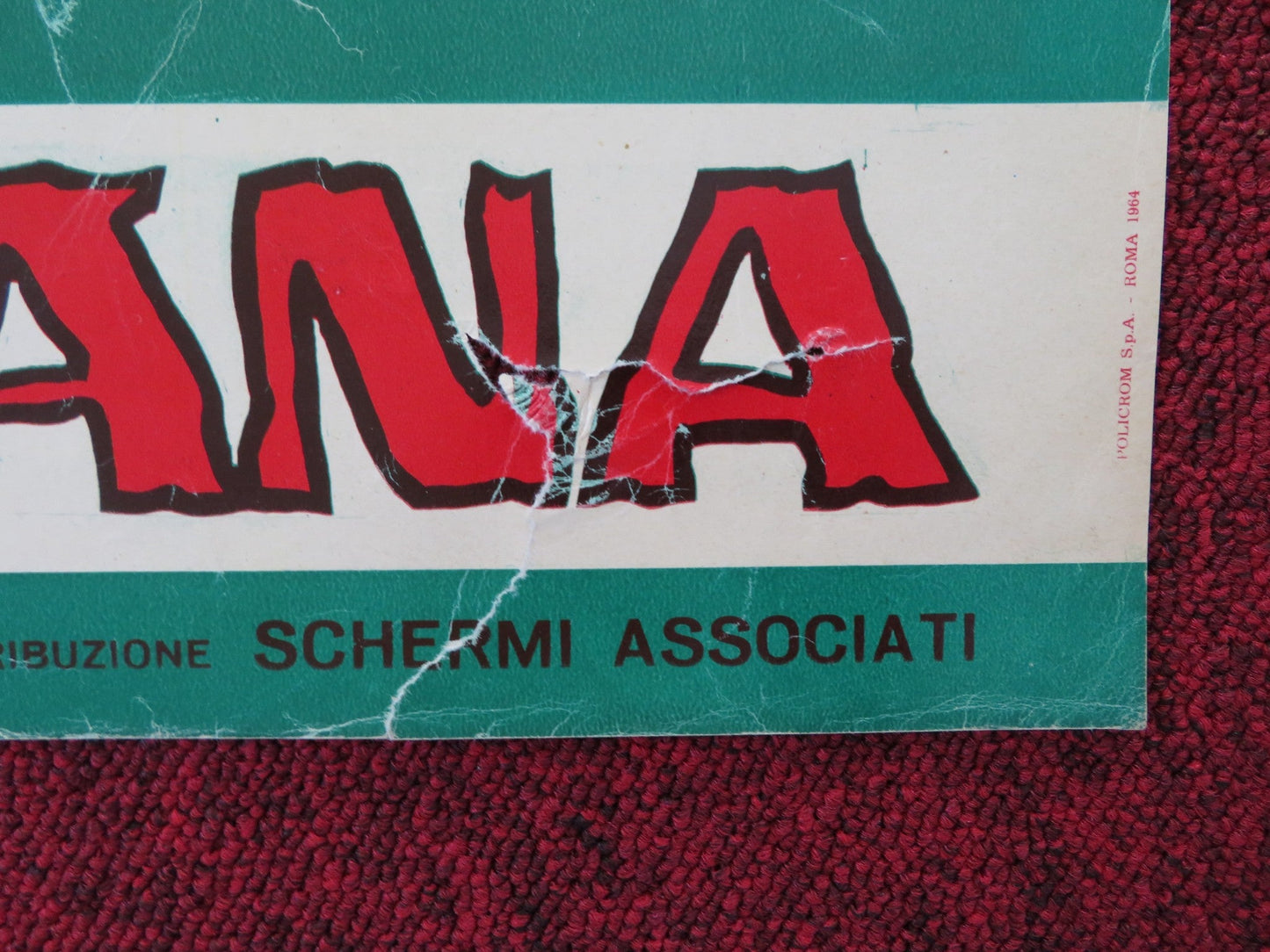 BROKEN ARROW - B ITALIAN FOTOBUSTA POSTER JAMES STEWART DEBRA PAGET 1964 Rendezvous Cinema Movie posters