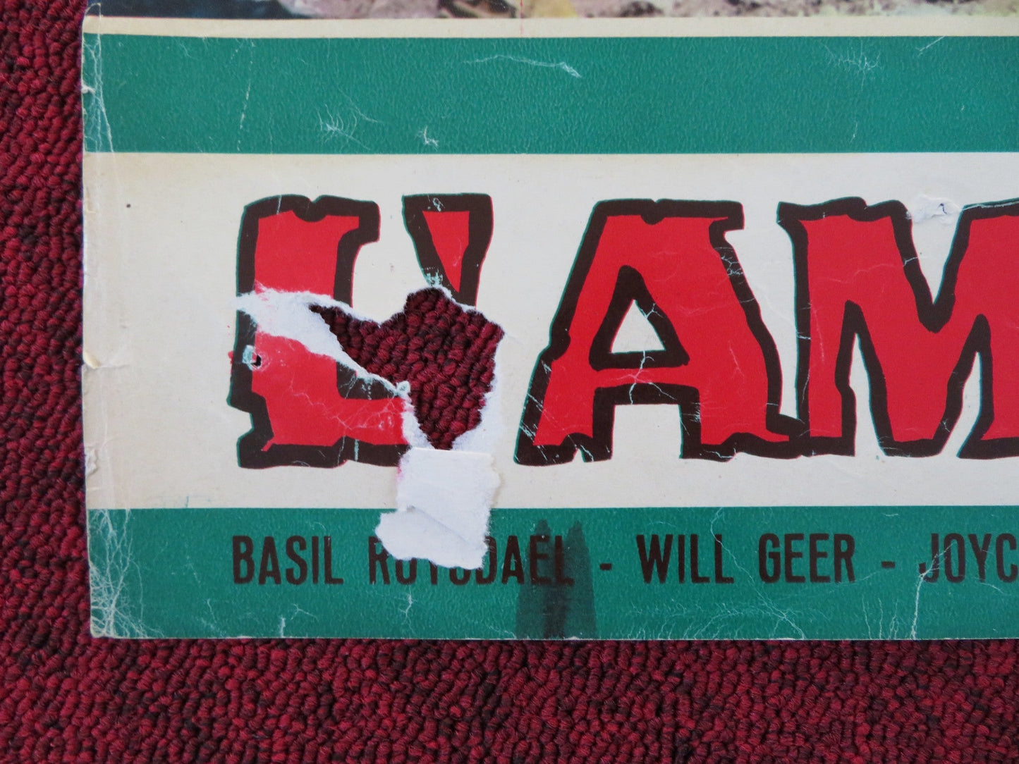 BROKEN ARROW - B ITALIAN FOTOBUSTA POSTER JAMES STEWART DEBRA PAGET 1964 Rendezvous Cinema Movie posters