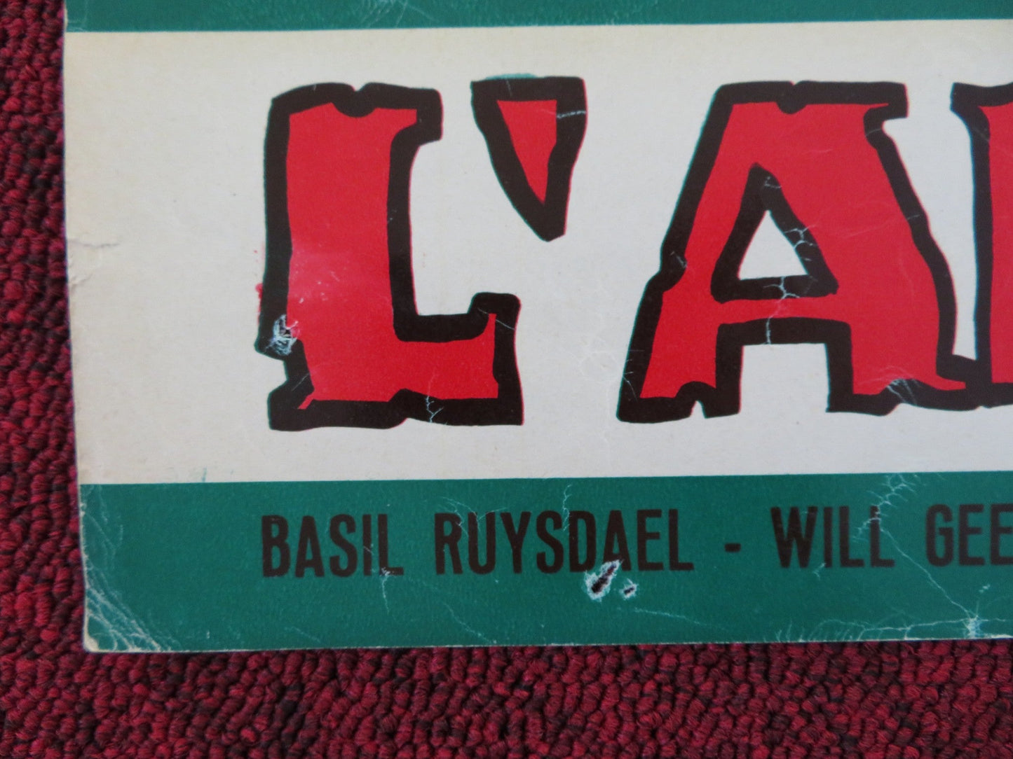 BROKEN ARROW - C ITALIAN FOTOBUSTA POSTER JAMES STEWART DEBRA PAGET 1964 Rendezvous Cinema Movie posters