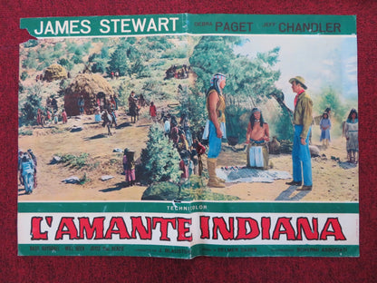 BROKEN ARROW - C ITALIAN FOTOBUSTA POSTER JAMES STEWART DEBRA PAGET 1964 Rendezvous Cinema Movie posters