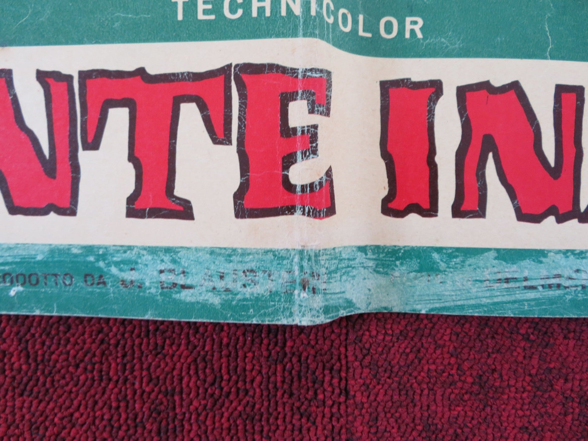 BROKEN ARROW - D ITALIAN FOTOBUSTA POSTER JAMES STEWART DEBRA PAGET 1964 Rendezvous Cinema Movie posters