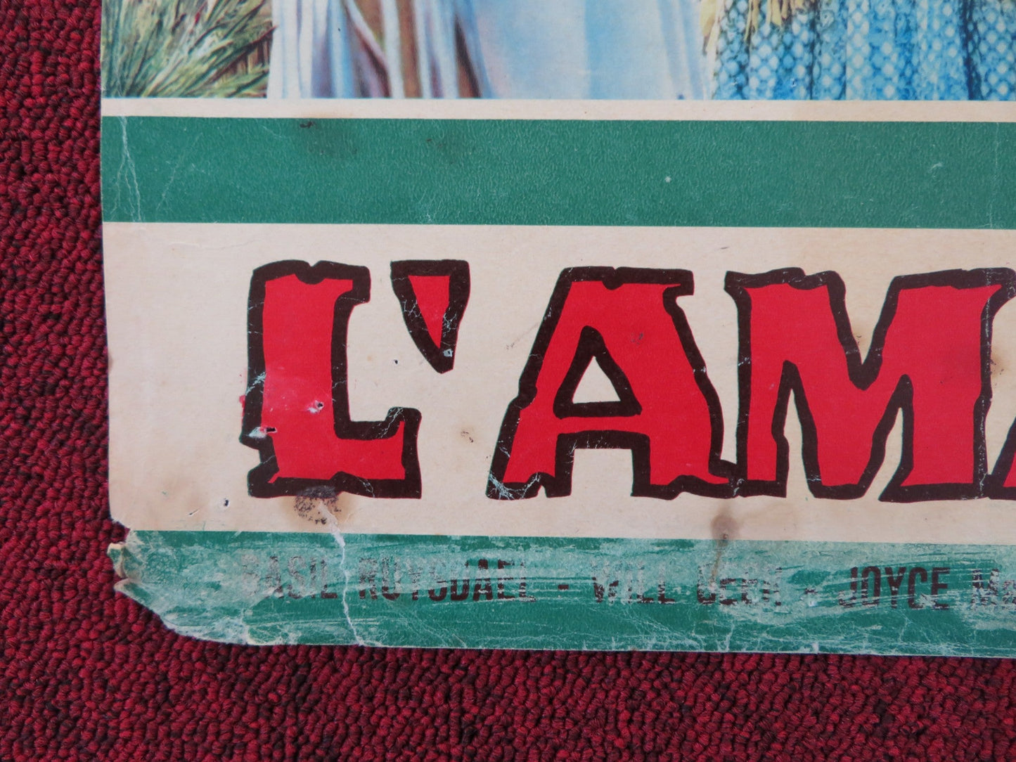 BROKEN ARROW - D ITALIAN FOTOBUSTA POSTER JAMES STEWART DEBRA PAGET 1964 Rendezvous Cinema Movie posters