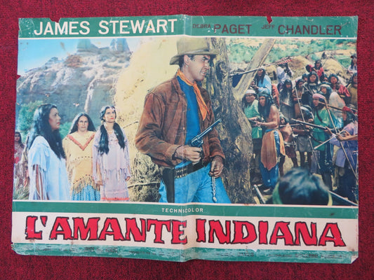 BROKEN ARROW - D ITALIAN FOTOBUSTA POSTER JAMES STEWART DEBRA PAGET 1964 Rendezvous Cinema Movie posters