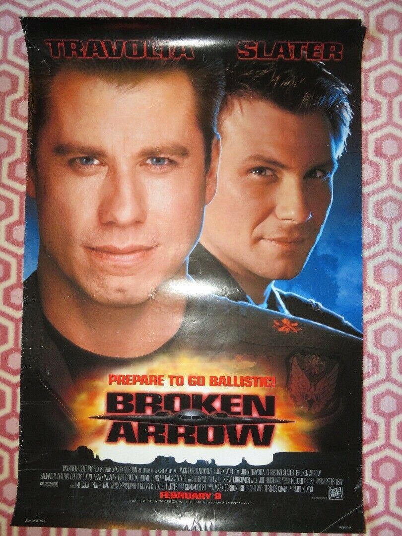 BROKEN ARROW US ONE SHEET ROLLED POSTER VERSION A TRAVOLTA SLATER 1996 Movie posters