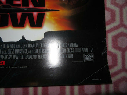 BROKEN ARROW US ONE SHEET ROLLED POSTER VERSION A TRAVOLTA SLATER 1996 Movie posters