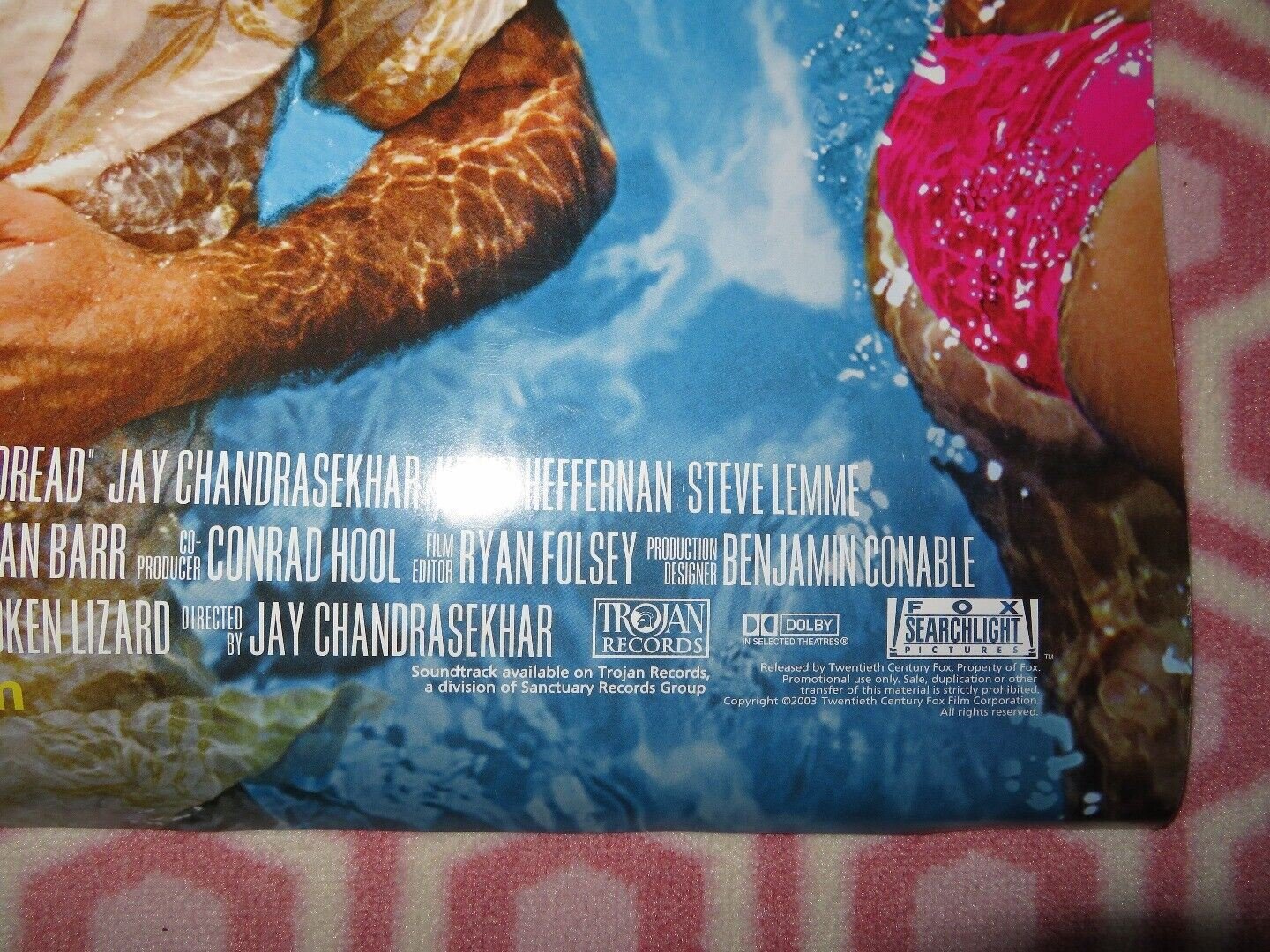 BROKEN LIZARD'S CLUB DREAD US ROLLED POSTER BILL PAXON 2004 Movie posters