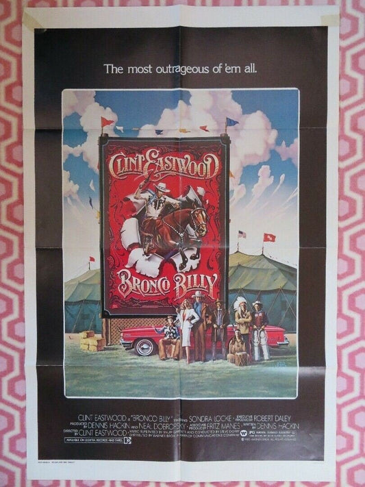 BRONCO BILLY US ONE SHEET POSTER CLINT EASTWOOD 1980 - Rendezvous Cinema