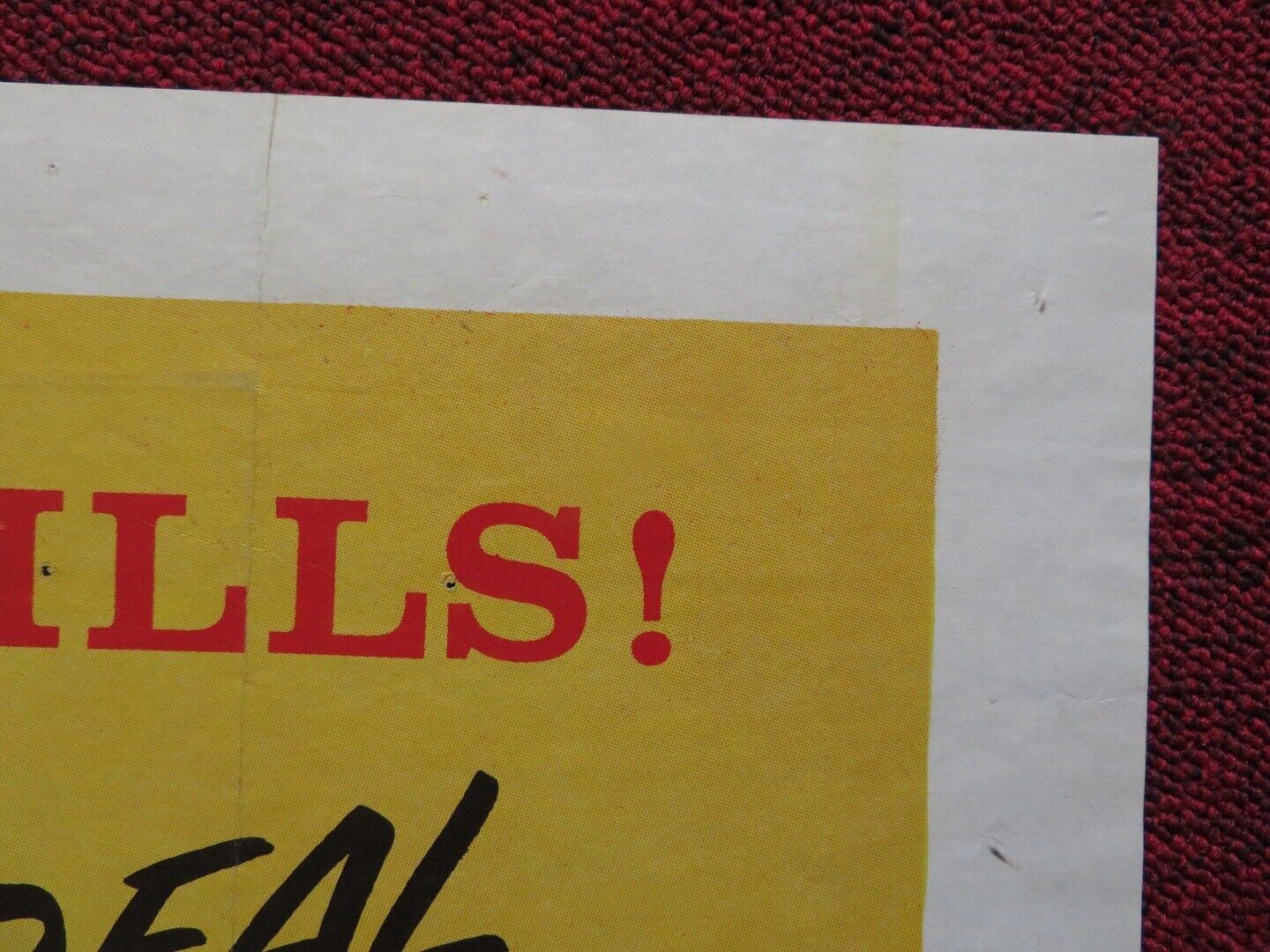 BRONCO FURY US ONE SHEET POSTER CHILL WILLS 1959 - Rendezvous Cinema