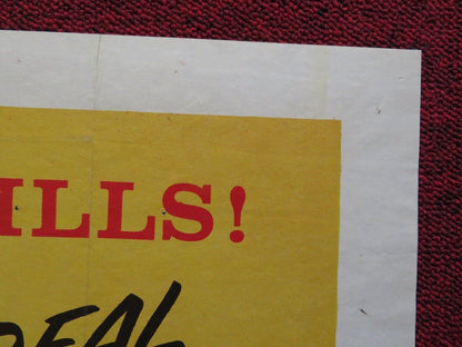 BRONCO FURY US ONE SHEET POSTER CHILL WILLS 1959 - Rendezvous Cinema