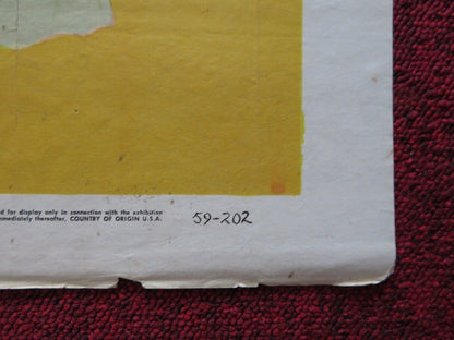 BRONCO FURY US ONE SHEET POSTER CHILL WILLS 1959 - Rendezvous Cinema