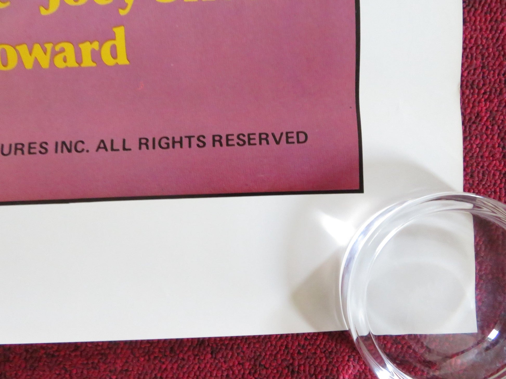 BROOKE DOES COLLEGE US ONE SHEET ROLLED POSTER BROOKE FIELDS CODY NICOLE 1984 Rendezvous Cinema Movie posters