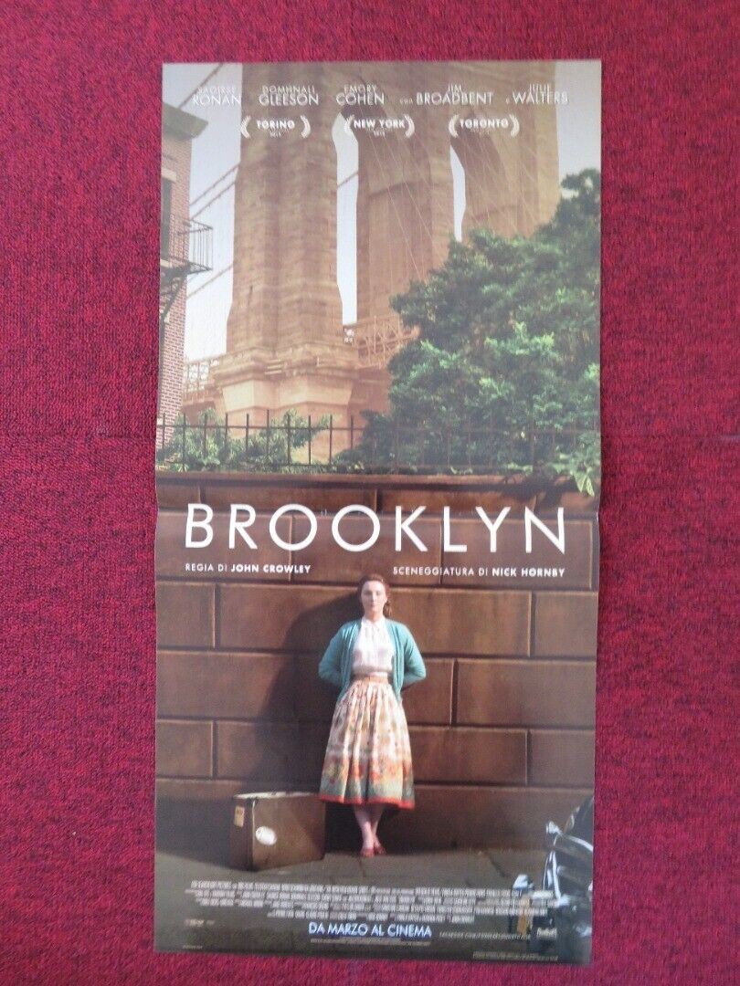 BROOKLYN ITALIAN LOCANDINA (26.5"x13") POSTER S RONAN D GLEESON 2015 Rendezvous Cinema Movie posters
