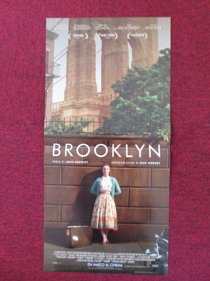 BROOKLYN ITALIAN LOCANDINA (26.5"x13") POSTER S RONAN D GLEESON 2015 Rendezvous Cinema Movie posters