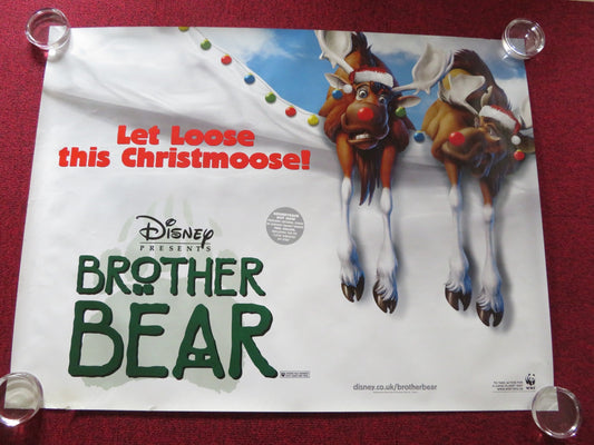 BROTHER BEAR UK QUAD (30"x 40") ROLLED POSTER DISNEY JOAQUIN PHOENIX 2003 Rendezvous Cinema Movie posters