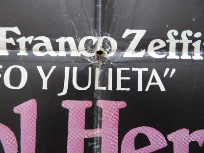 BROTHER SUN, SISTER MOON FOLDED ARGENTINA ONE SHEET POSTER ALEC GUINNESS 1972 Movie posters