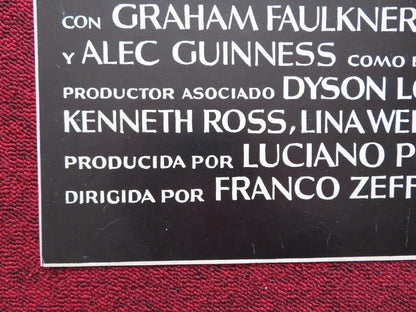 BROTHER SUN, SISTER MOON FOLDED ARGENTINA ONE SHEET POSTER ALEC GUINNESS 1972 Movie posters