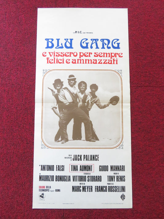 BROTHERS BLUE ITALIAN LOCANDINA POSTER JACK PALANCE ANTONIO FALSI 1973 Rendezvous Cinema Movie posters