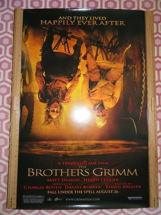 BROTHERS GRIMM US ROLLED POSTER HEATH LEDGER MATT DAMON 2005 - Rendezvous Cinema