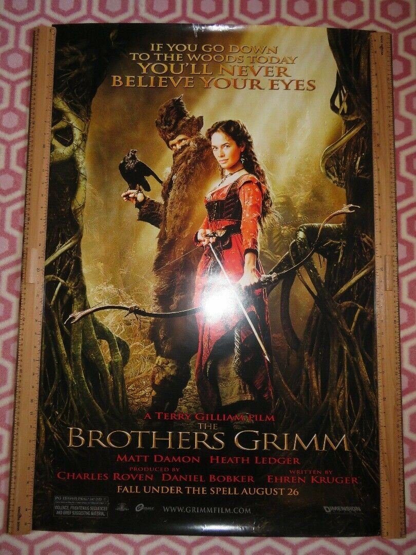 BROTHERS GRIMM US ROLLED POSTER TERRY GILLIAM MATT DAMON HEATH LEDGER 2005 Movie posters