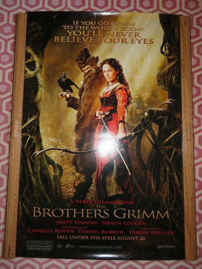 BROTHERS GRIMM US ROLLED POSTER TERRY GILLIAM MATT DAMON HEATH LEDGER 2005 Movie posters
