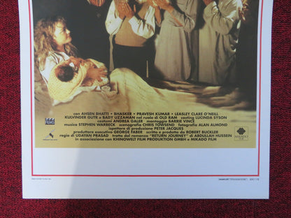 BROTHERS IN TROUBLE ITALIAN LOCANDINA POSTER ANGELINE BALL OM PURI 1995 Rendezvous Cinema Movie posters