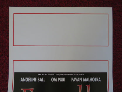 BROTHERS IN TROUBLE ITALIAN LOCANDINA POSTER ANGELINE BALL OM PURI 1995 Rendezvous Cinema Movie posters