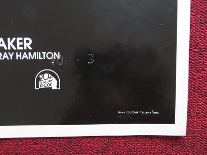 BRUBAKER - B ITALIAN FOTOBUSTA POSTER ROBERT REDFORD YAPHET KOTTO 1980 Rendezvous Cinema Movie posters