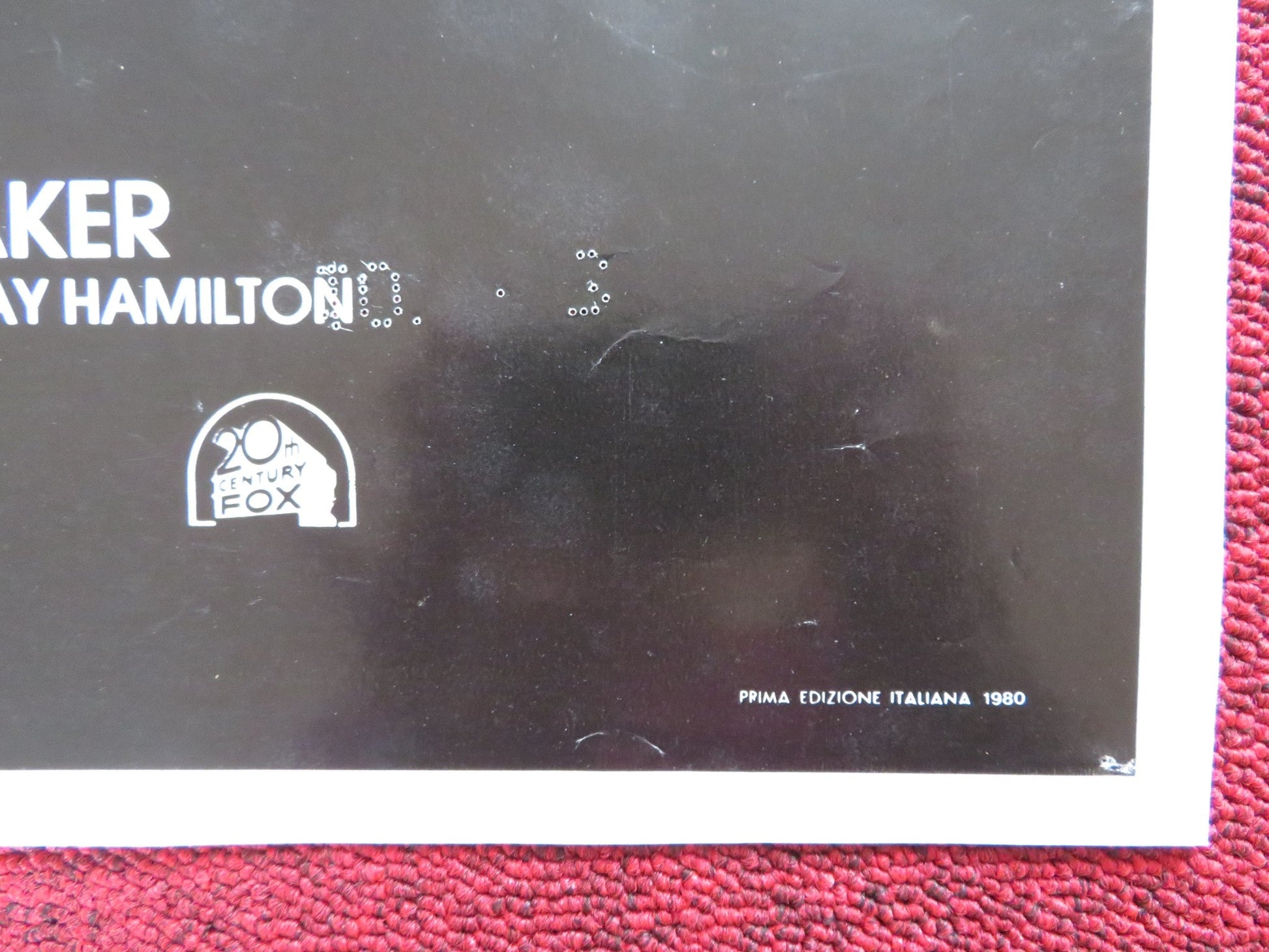 BRUBAKER - D ITALIAN FOTOBUSTA POSTER ROBERT REDFORD YAPHET KOTTO 1980 Rendezvous Cinema Movie posters