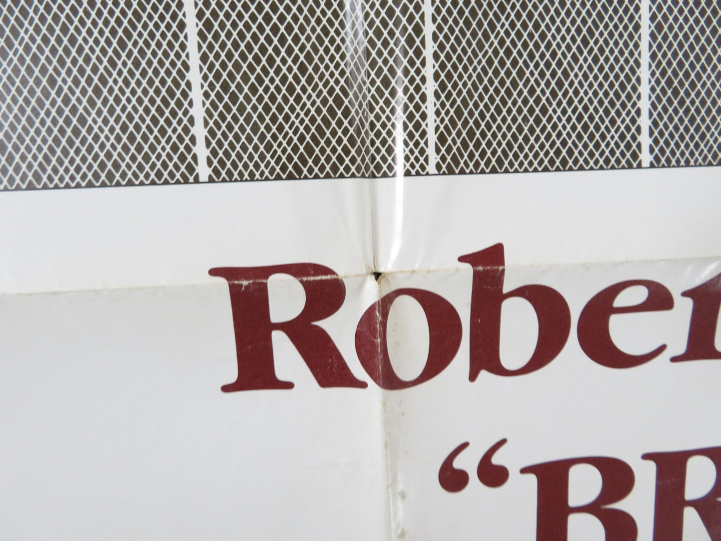 BRUBAKER FOLDED US ONE SHEET POSTER ROBERT REDFORD YAPHET KOTTO 1980 Rendezvous Cinema Movie posters