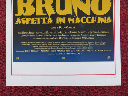 BRUNO ASPETTA IN MACCHINA ITALIAN LOCANDINA POSTER NANCY BRILLI A. FASSARI 1996 Rendezvous Cinema Movie posters