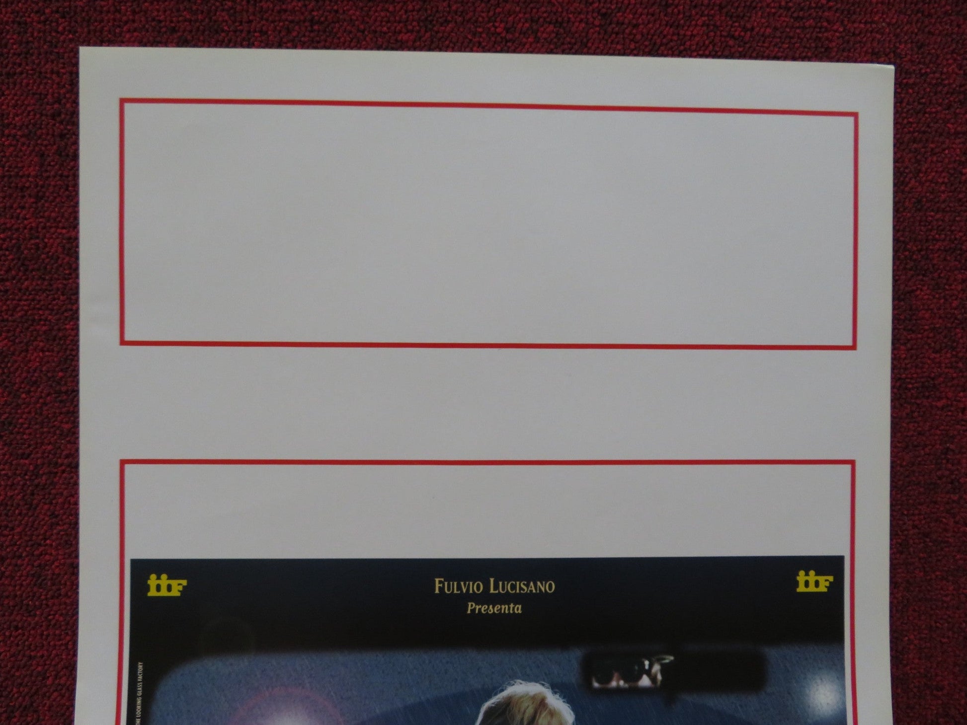 BRUNO ASPETTA IN MACCHINA ITALIAN LOCANDINA POSTER NANCY BRILLI A. FASSARI 1996 Rendezvous Cinema Movie posters