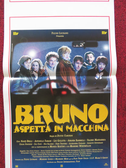 BRUNO ASPETTA IN MACCHINA ITALIAN LOCANDINA POSTER NANCY BRILLI A. FASSARI 1996 Rendezvous Cinema Movie posters