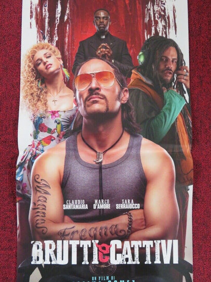 BRUTTI E CATTIVI ITALIAN LOCANDINA (27.5"x12.5") POSTER F ARCHIBUGI '17 Movie posters