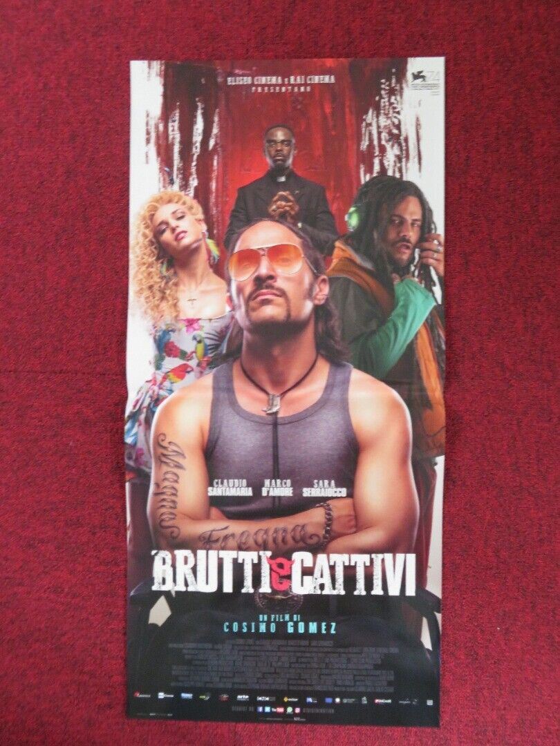 BRUTTI E CATTIVI ITALIAN LOCANDINA (27.5"x12.5") POSTER F ARCHIBUGI '17 Movie posters