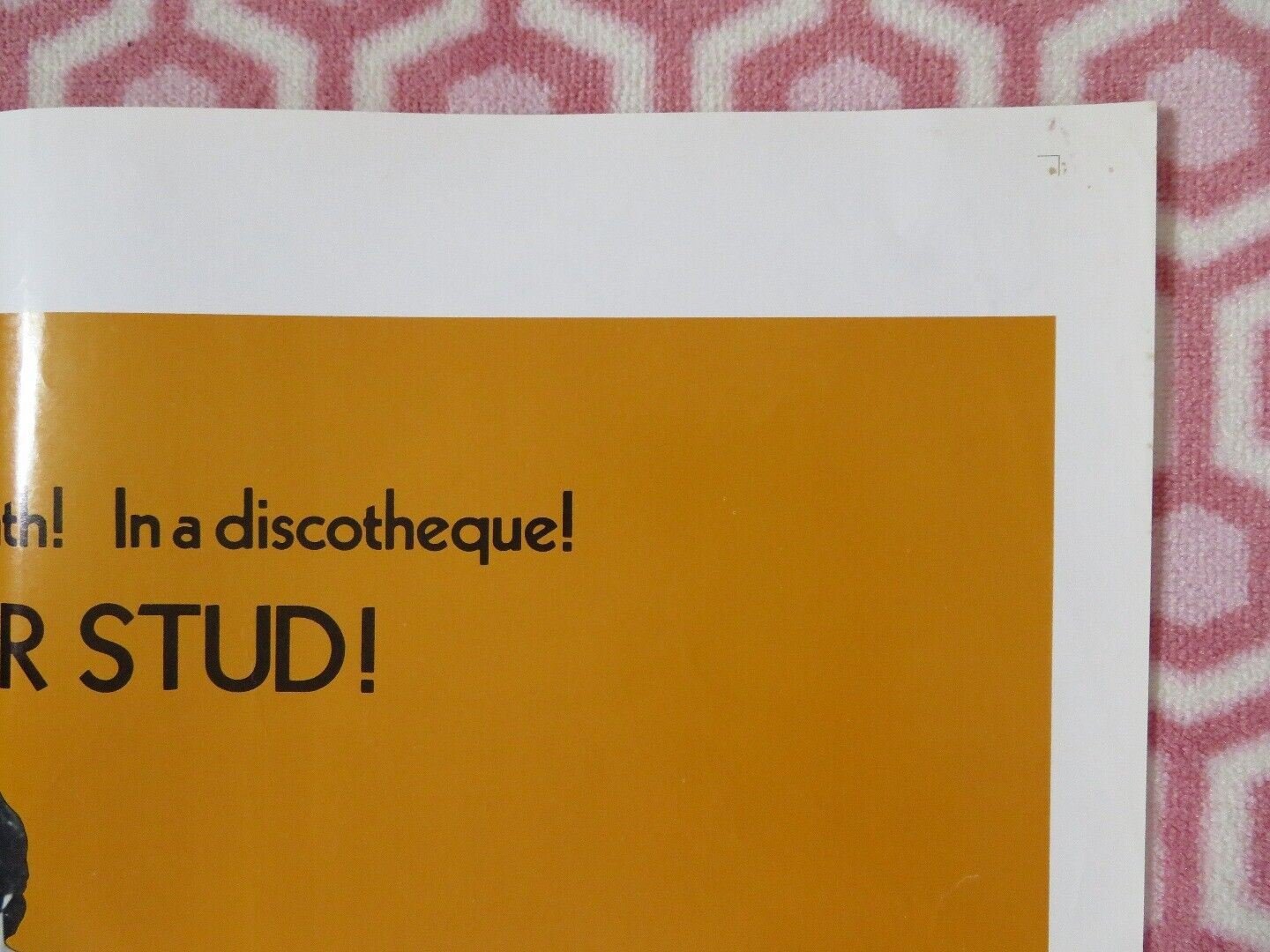 B.S I LOVE YOU FOLDED US ONE SHEET POSTER PETER KASTNER JOANNA CAMERCON 1971 Movie posters