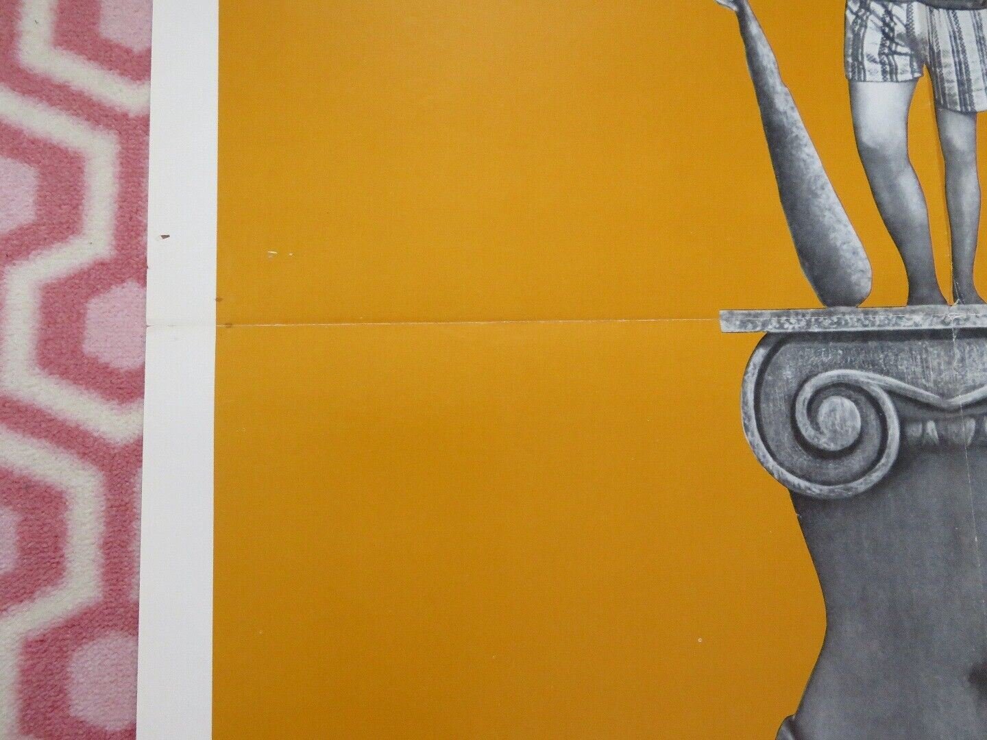 B.S I LOVE YOU FOLDED US ONE SHEET POSTER PETER KASTNER JOANNA CAMERCON 1971 Movie posters