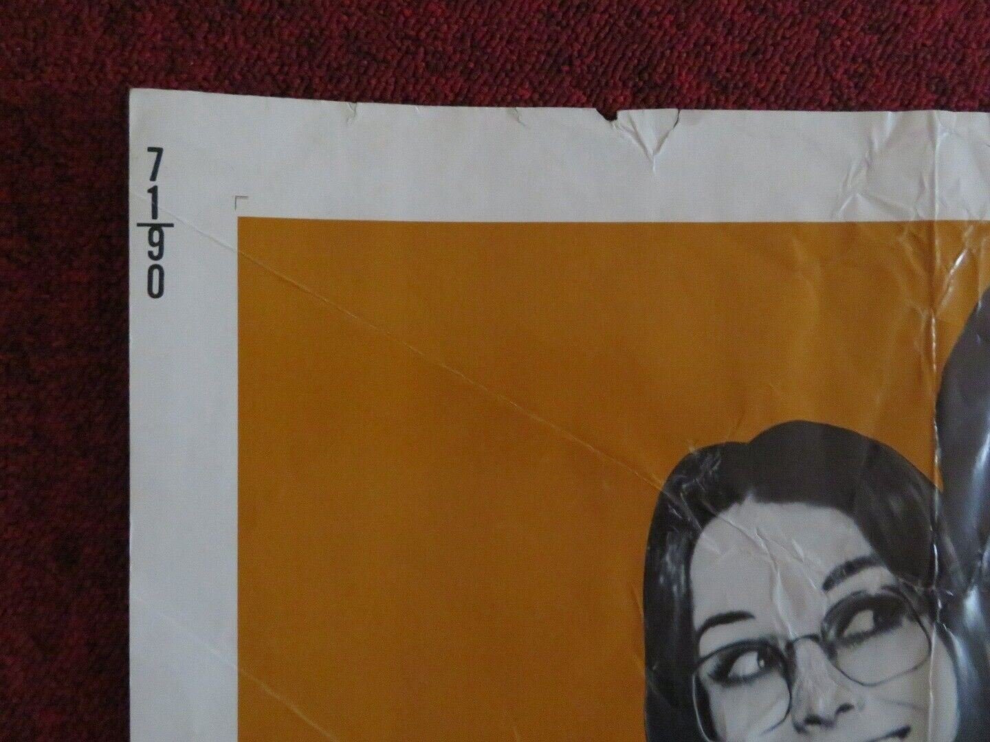 B.S. I LOVE YOU US HALF SHEET (22"x 28") POSTER PETER KASTNER 1971 Movie posters