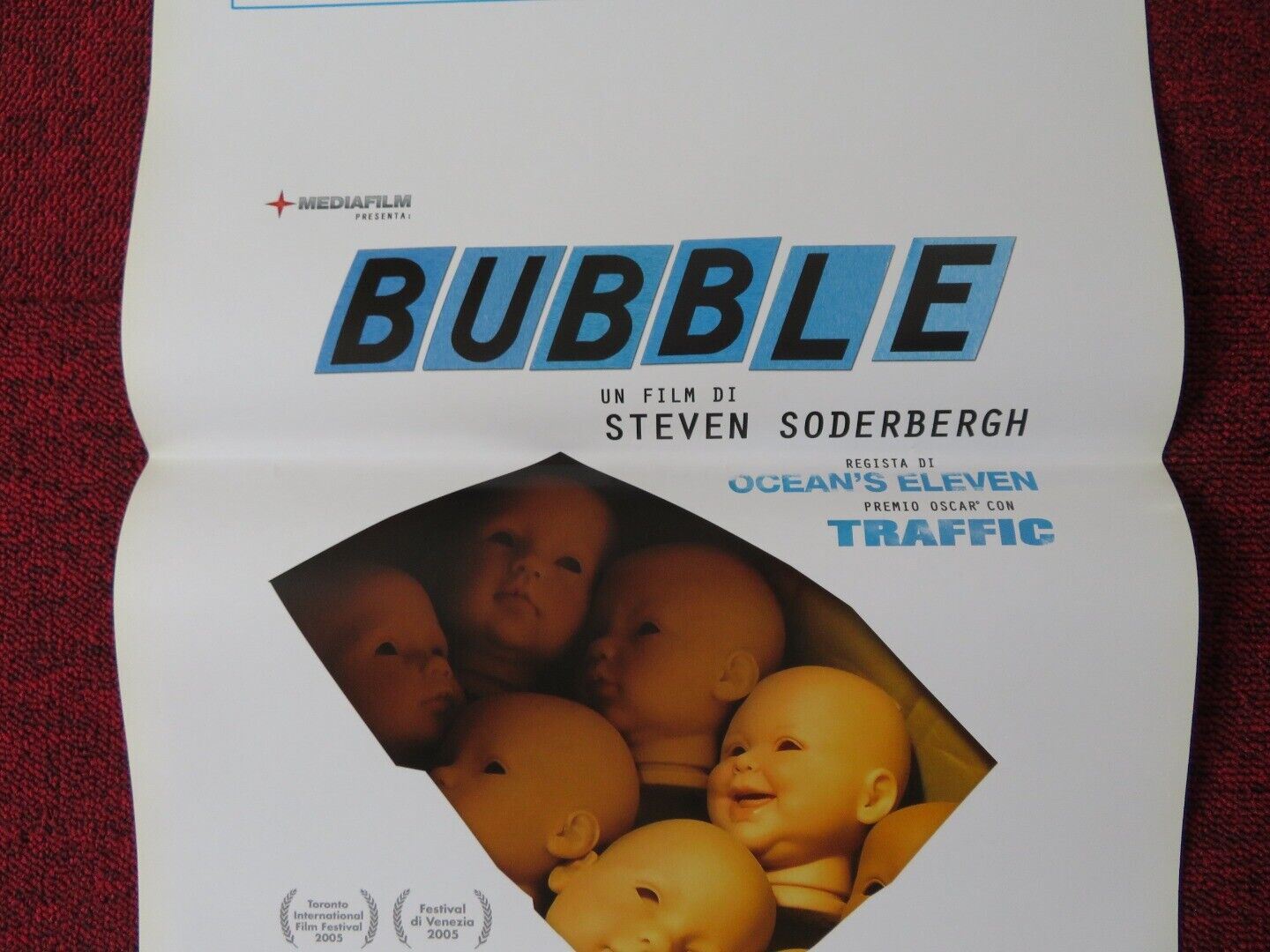BUBBLE ITALIAN LOCANDINA (27.5"x13") POSTER STEVEN SODERBERGH 2005 - Rendezvous Cinema