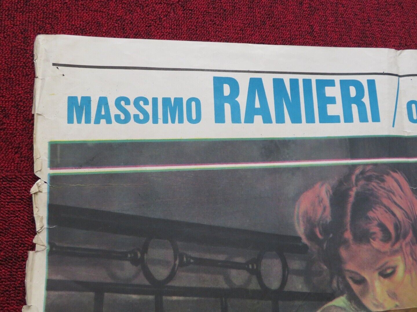 BUBU FOLDED ARGENTINA ONE SHEET POSTER MASSIMO RANIERI OTTAVIA PICCOLO 1971 Movie posters