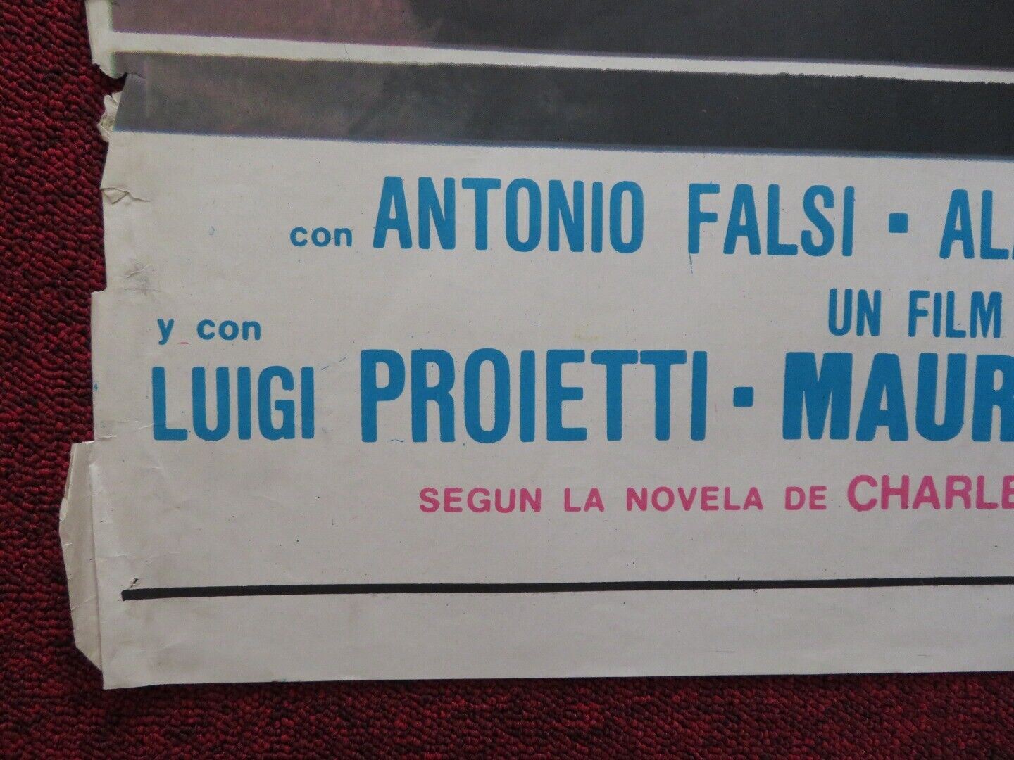 BUBU FOLDED ARGENTINA ONE SHEET POSTER MASSIMO RANIERI OTTAVIA PICCOLO 1971 Movie posters