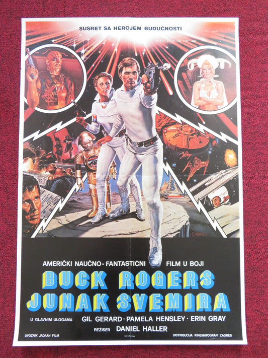 BUCK ROGERS IN THE 25TH CENTURY YUGOSLAVIAN POSTER GIL GERARD HENSLEY 1979 Rendezvous Cinema Movie posters