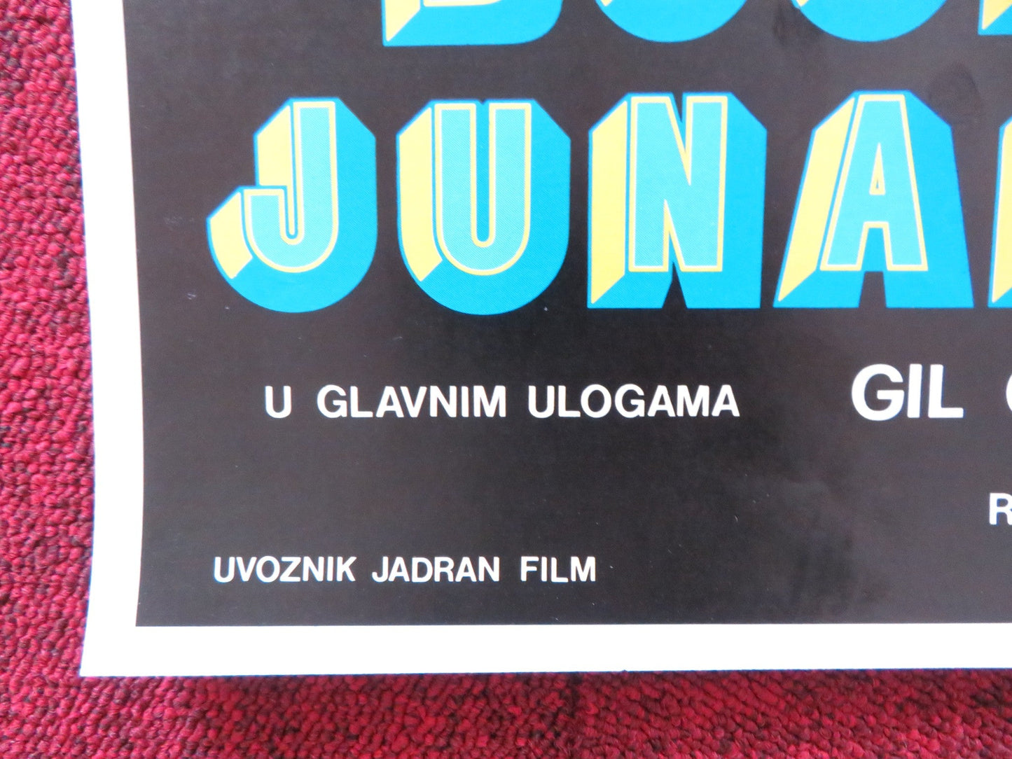 BUCK ROGERS IN THE 25TH CENTURY YUGOSLAVIAN POSTER GIL GERARD HENSLEY 1979 Rendezvous Cinema Movie posters